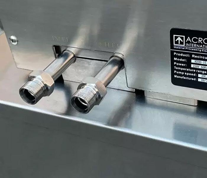 Across International 200°C Stainless Steel Desktop Heated Recirculator, 15 Liter Capacity, 220 Volt