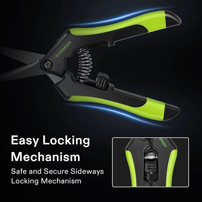 Vivosun Pruning Shear with Straight Stainless Steel Blades