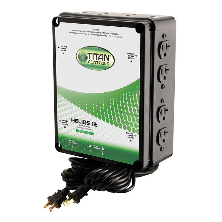 Titan Controls Helios 12 - 8 Light 240 Volt Controller w/ Dual Trigger Cords