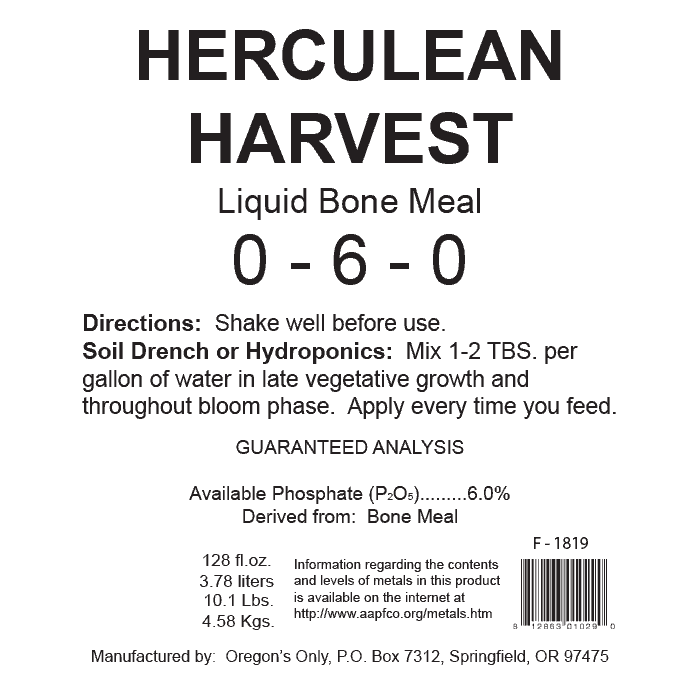 Nectar for the Gods Herculean Harvest, 55 Gallon