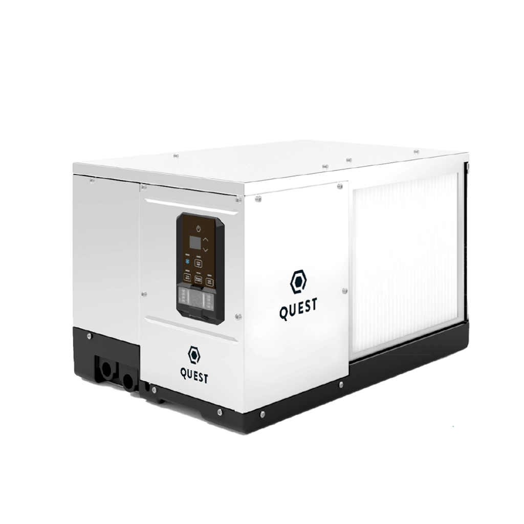 Quest 100 Pint High-Efficiency R-454B Dehumidifier - 120V