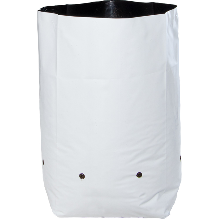 Hydrofarm 3 Gallon Grow Bag, White & Black, Pack of 500