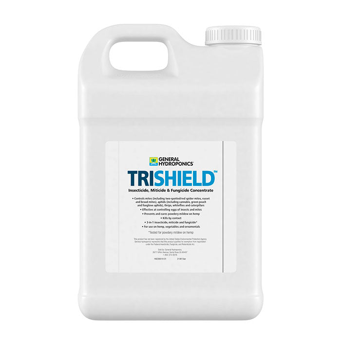 General Hydroponics TriShield Insecticide, Miticide & Fungicide Concentrate, 2.5 Gallon