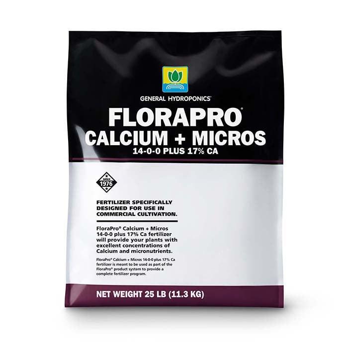 high calcium plant fertilizer General Hydroponics FloraPro Ca + Micros 25 lb