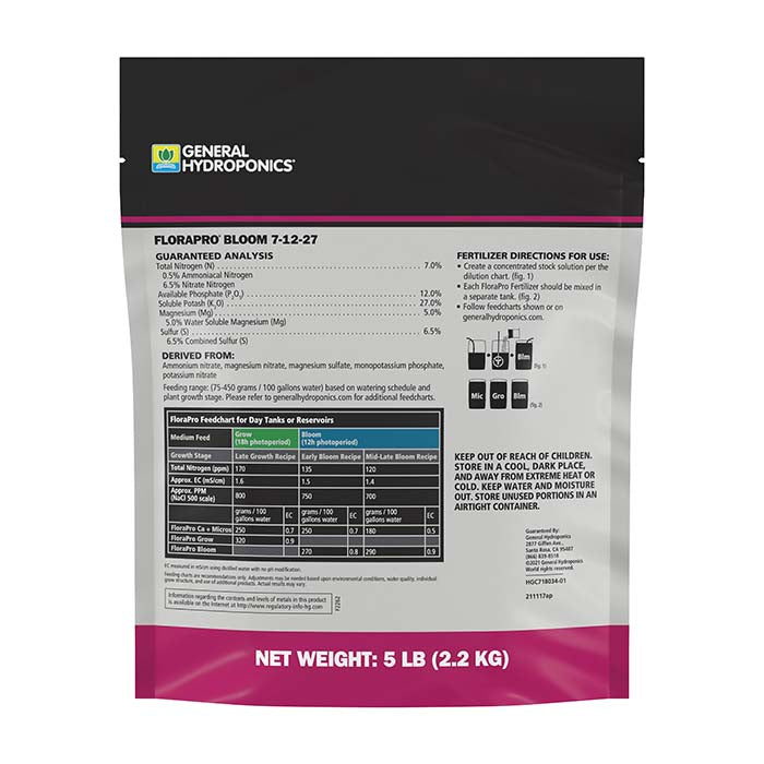 General Hydroponics FloraPro Bloom, 5 lb.