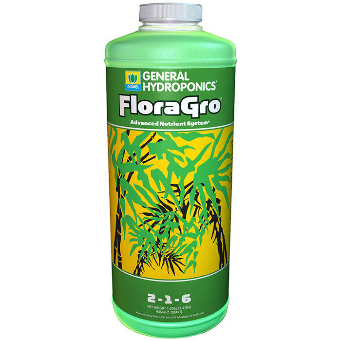 General Hydroponics FloraGro, 1 Quart