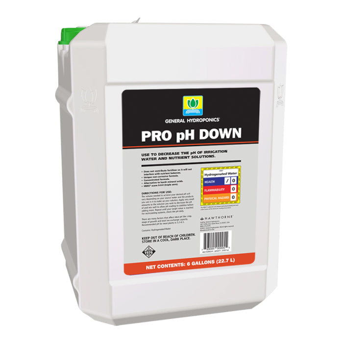 General Hydroponics PRO pH Down, 6 Gallon
