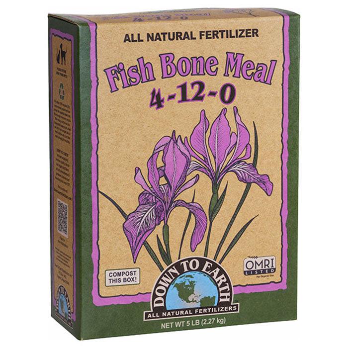Down To Earth Fish Bone Meal 4-12-0, 5 lb.