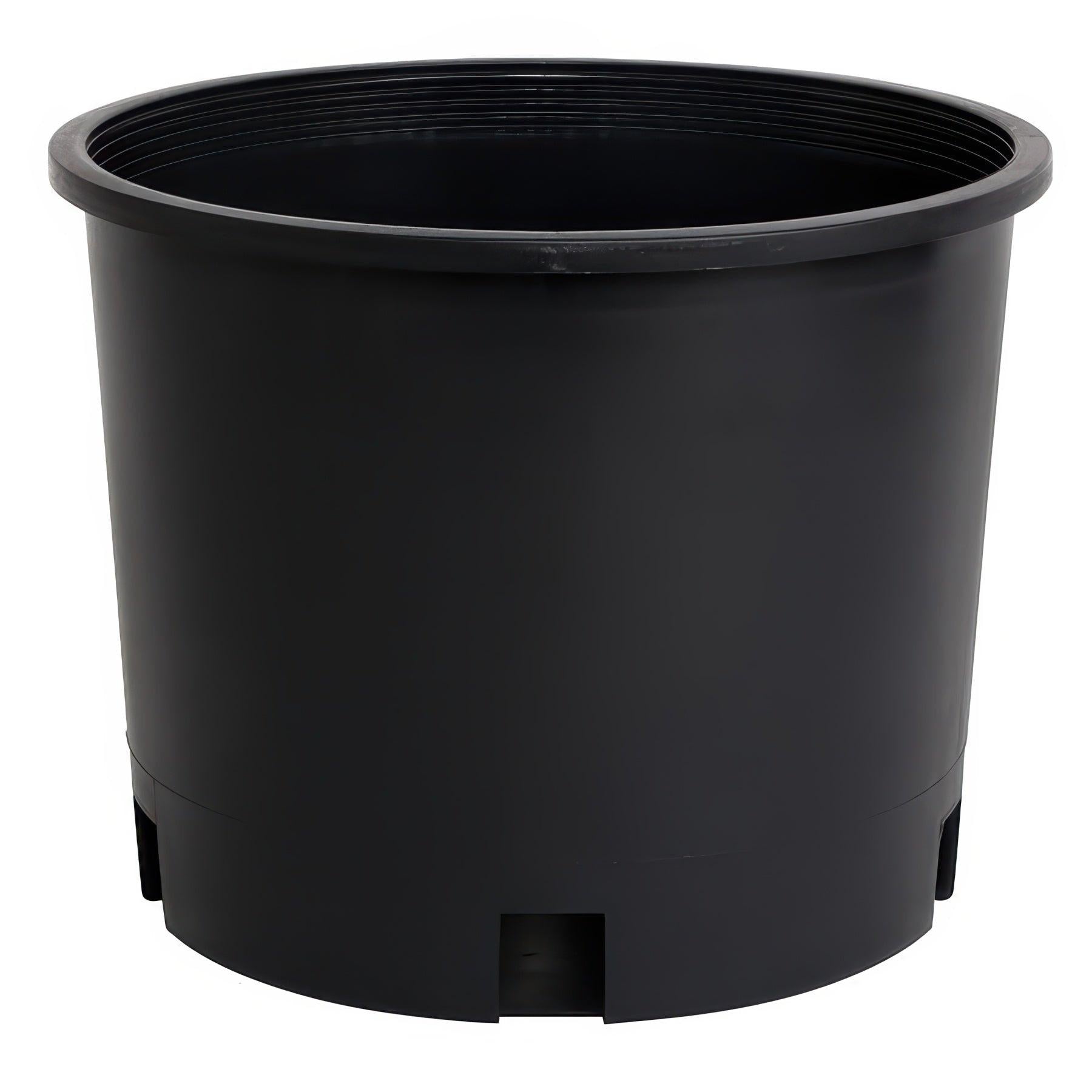 plastic plant pots with drainage Gro Pro Premium Nursery Pot, 3 Gallon Squat