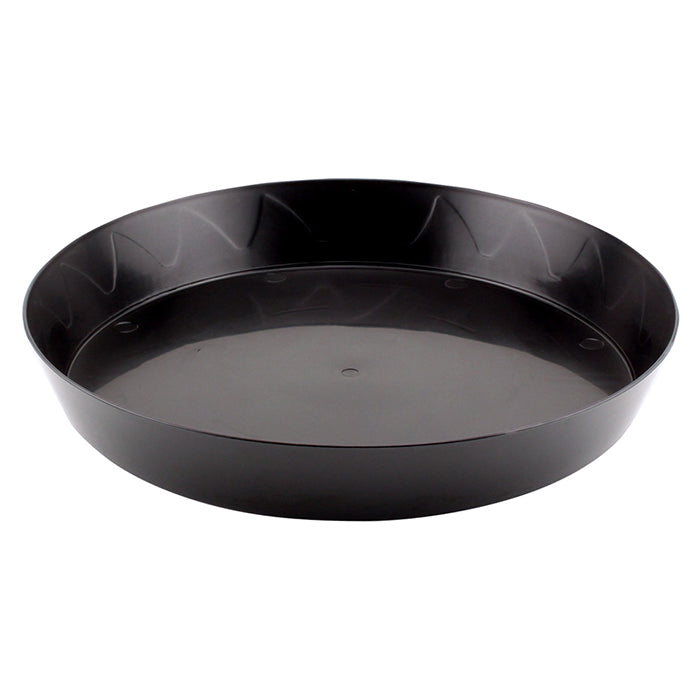 Gro Pro Heavy Duty Black Saucer - 12 in. - Pack of 100