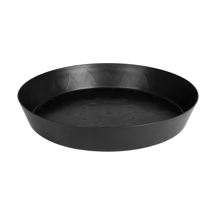 Gro Pro Heavy Duty Black Saucer with Tall Sides - 20 in. - Pack of 10