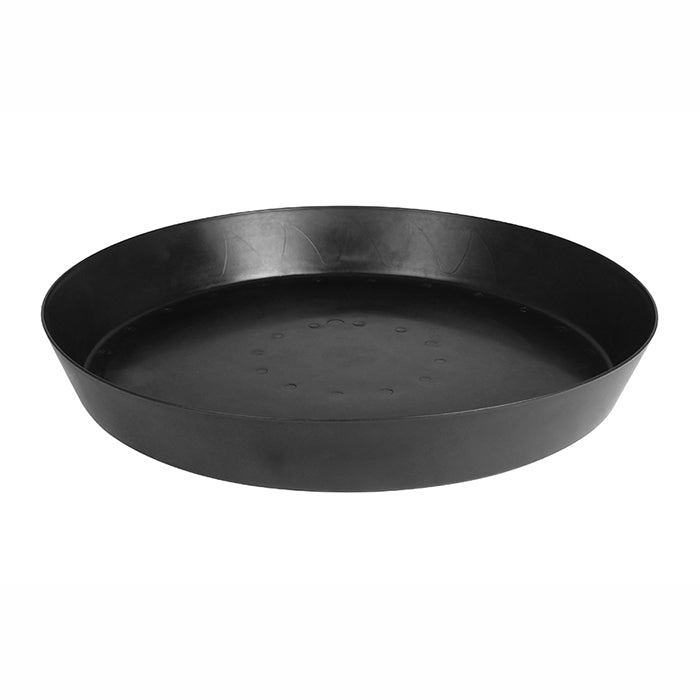 Gro Pro Heavy Duty Black Saucer with Tall Sides - 25 in. - Pack of 10