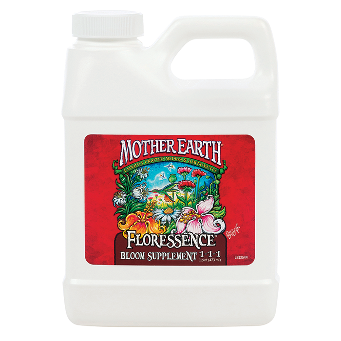 Mother Earth Floressence Bloom Supplement 1-1-1, 1 Pint - Pack of 12