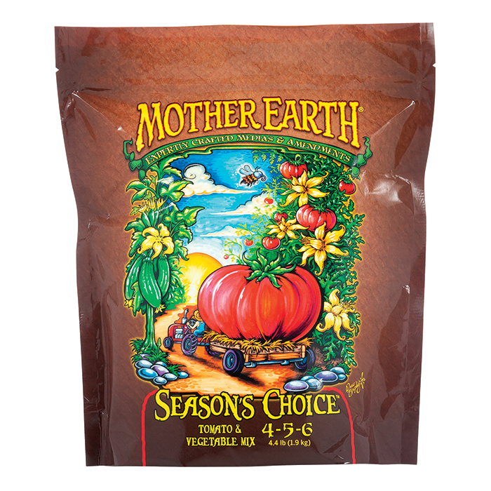 Mother Earth Seasons Choice Tomato & Vegetable Mix 4-5-6, 4.4 lbs. - Pack of 6