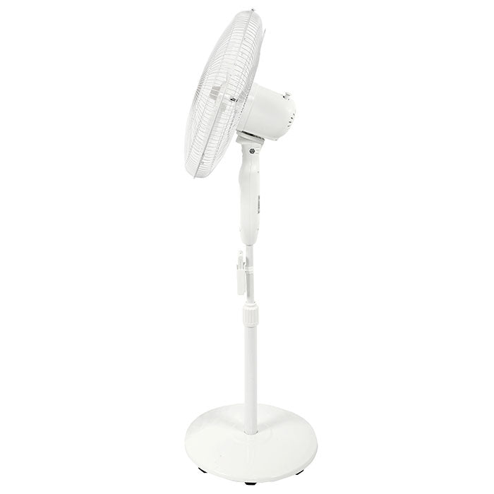 Hurricane Supreme Oscillating Stand Fan with Remote, 16 in. - White