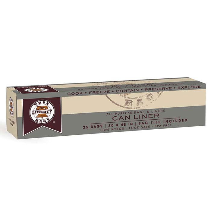 True Liberty Bags All Purpose Can Liner 30 Inch x 48 Inch, Pack of 25