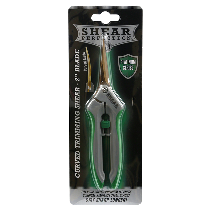 Shear Perfection Platinum Series Titanium Trimming Shear, 2 inch - Curved - Pack of 12