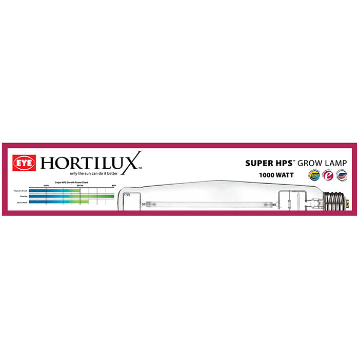 Eye Hortilux 1,000 Watt Super Enhanced Spectrum HPS Bulb, 2,100 K
