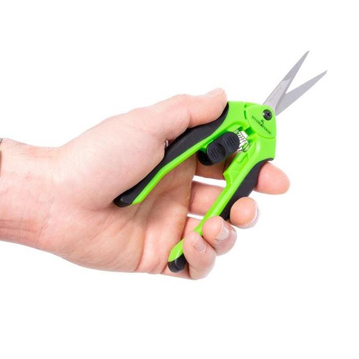 Hydrofarm Trim Fast Stainless Steel Premium Ergonomic Straight Blade Pruner