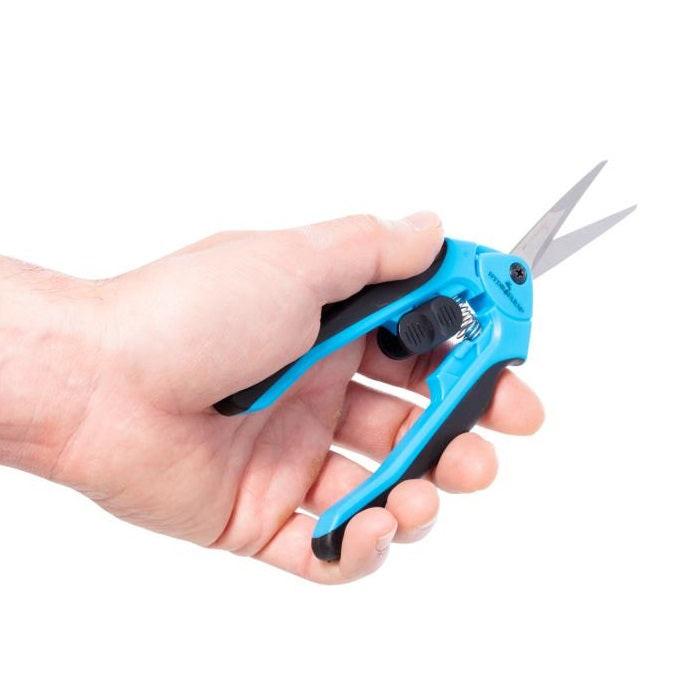Hydrofarm Trim Fast Stainless Steel Premium Ergonomic Curved Blade Pruner