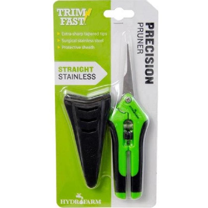 Hydrofarm Trim Fast Stainless Steel Precision Straight Blade Pruner