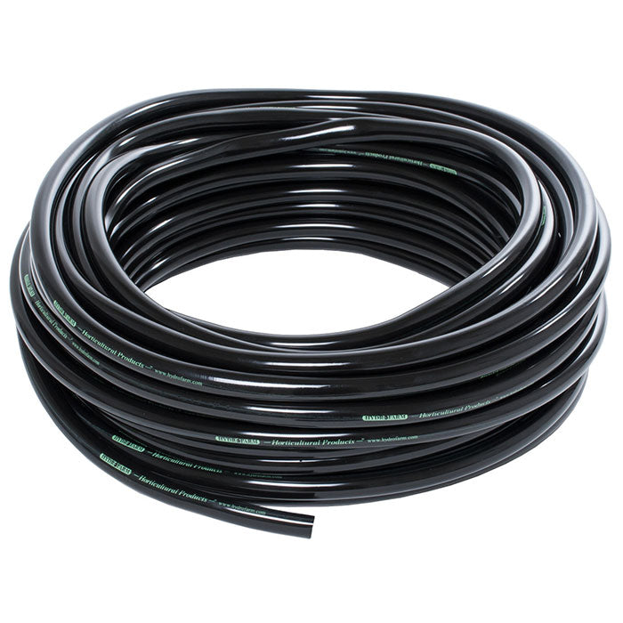 Active Aqua Black Tubing, 1/2 Inch (ID), 100 Feet