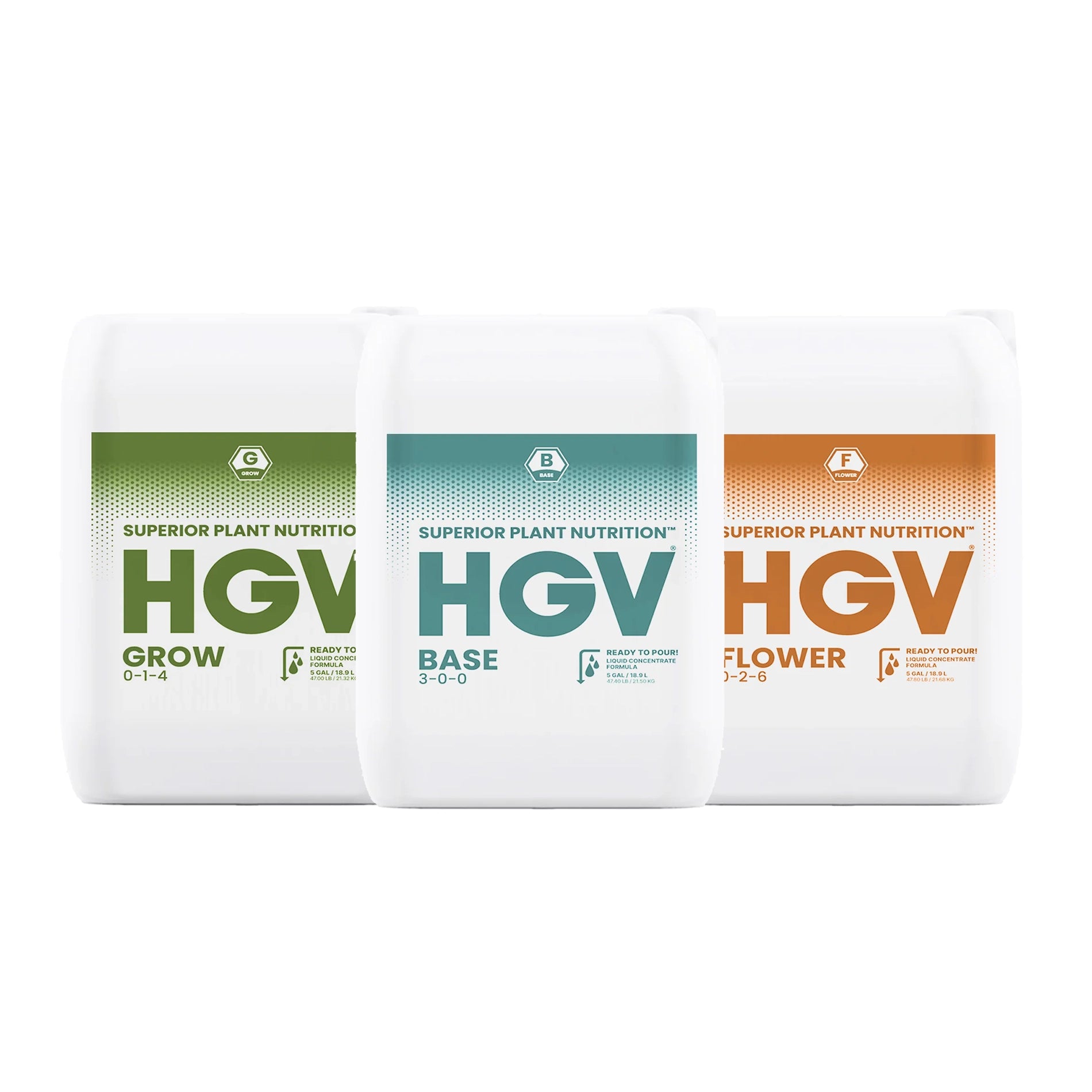 HGV Liquid Bundle, 5 Gallon.