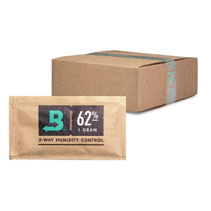 Boveda 2-Way Humidity Control Packs (Unwrapped), 62% - 1 Gram, Pack of 1500