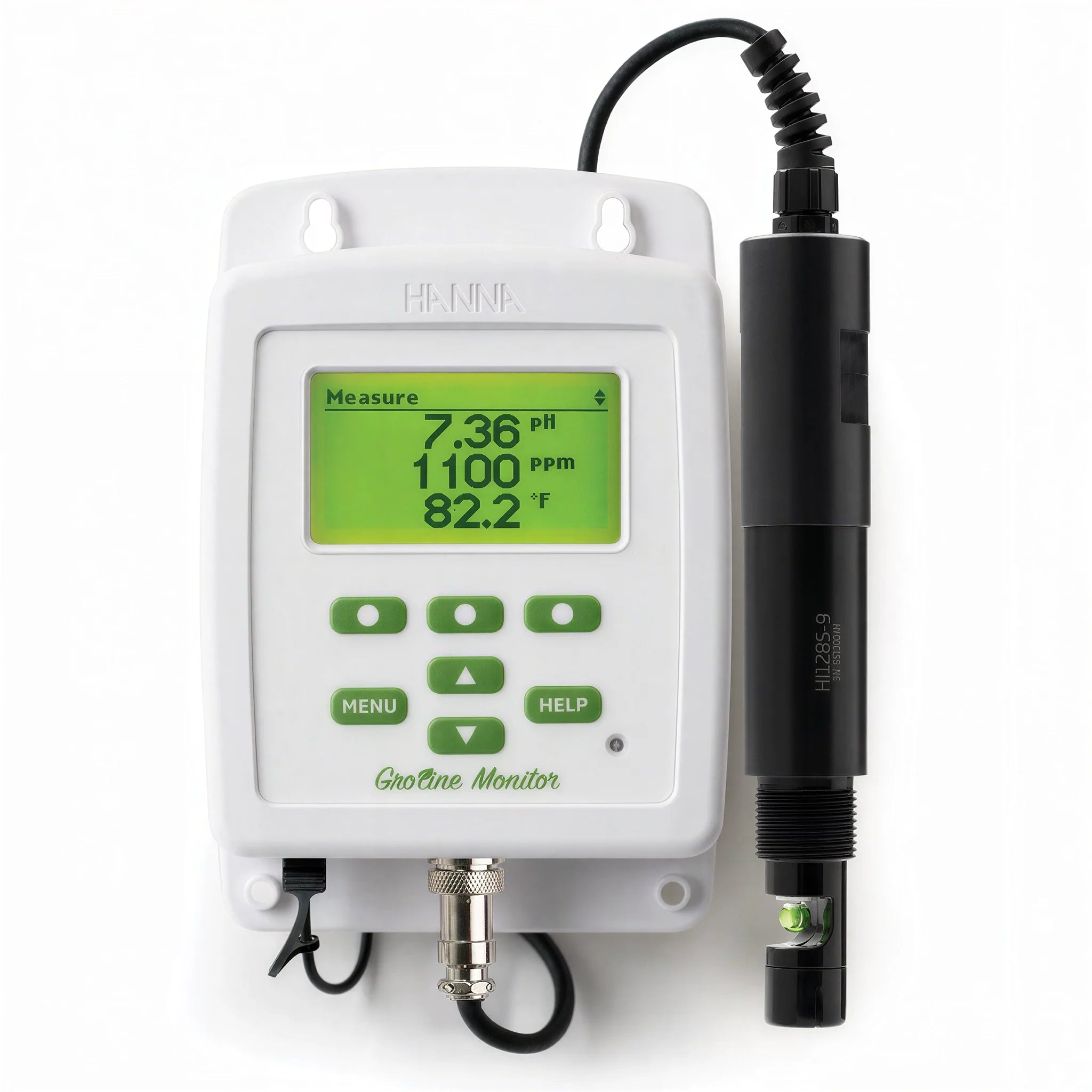 Hanna Instruments GroLine pH/EC/TDS & Temp Monitor with Inline Probe