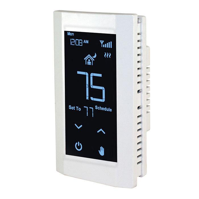 King Electric Hoot Thermostat with WiFi, Single Pole, 120/240 Volt, White
