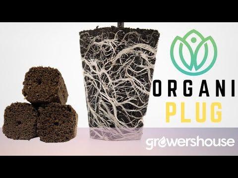 OrganiPlug Seed & Cutting Plugs - Pre-Filled Tray w/ 50 Plugs - Single, Case, and Pallet.