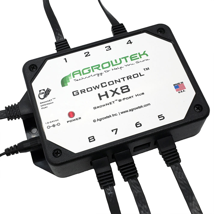 Agrowtek HX8 GrowNET 8-Port Hub