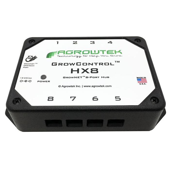 Agrowtek HX8 GrowNET 8-Port Hub