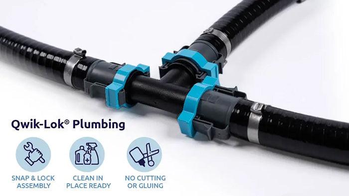 HydraMax Professional RDWC Hydroponic System, 4-Row, 24-Site System