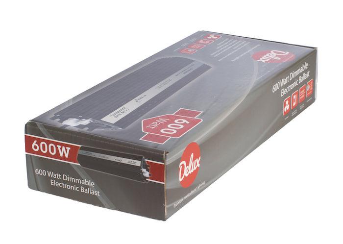Delux 600 Watt Dimmable Grow Light Ballast, 120/240 Volt