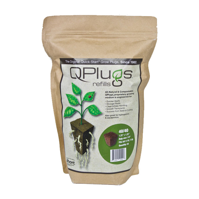 IHORT Q-PLUG 1.25 Inch Square Plugs, Bag of 50