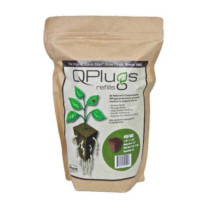 IHORT Q-PLUG 1.25 Inch Square Plugs, Bag of 50