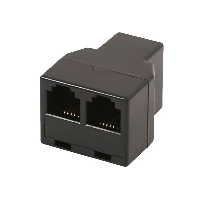 Iluminar Adaptor RJ11/14 Splitter for DE & CMH Fixtures, (x1) RJ11 in - (x2) RJ11/14 out