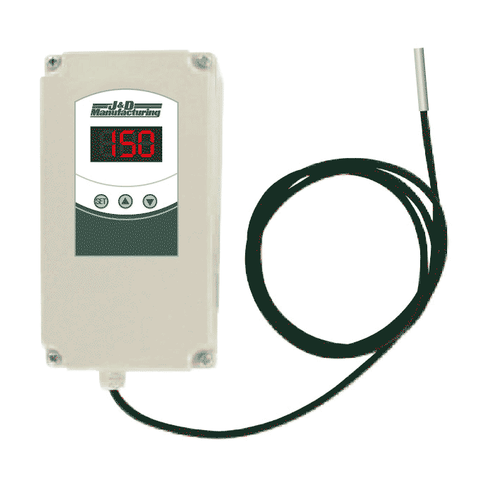 J&D Manufacturing Single Stage Weatherproof Digital Thermostat