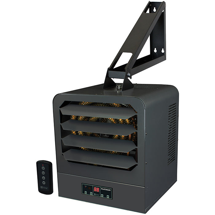 King Electric KB Platinum Unit Heater with Bracket, 1-3Ph, 10Kw - 208 Volt