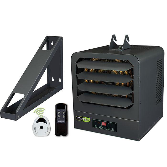 King Electric KB ECO2S+ 2-Stage Unit Heater with Remote Sensor and Fuse Block, 15000 Watt, 1 Ph, 208/240 Volt