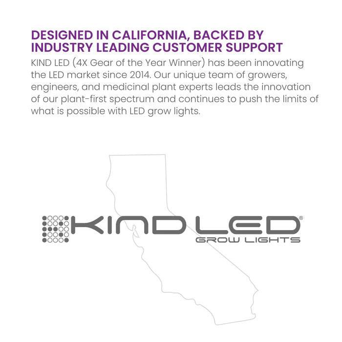 KIND X220 Full-Spectrum LED Grow Light with Dimmable UV/IR Control, 120-277 Volt