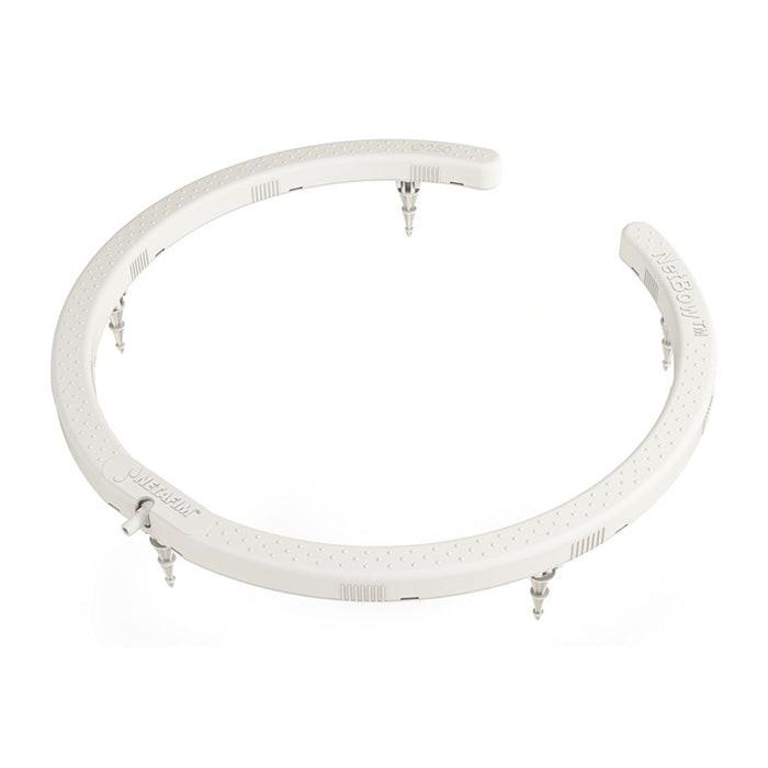 Netafim 10 Inch NetBow Drip Irrigation Ring, 36 Inch White PE Tubing - Pack of 50 (NETBOW10-36WH)