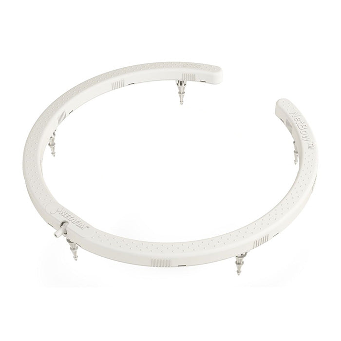 Netafim 10 Inch NetBow Drip Irrigation Ring, 18 Inch White PE Tubing - Pack of 50 (NETBOW10-18WH)