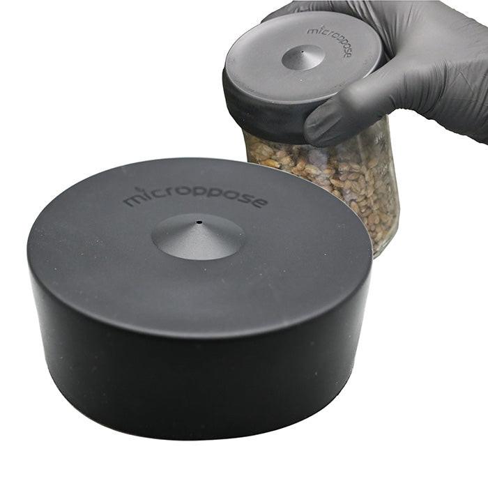 Microppose Silicone Jar Covers, Pack of 10