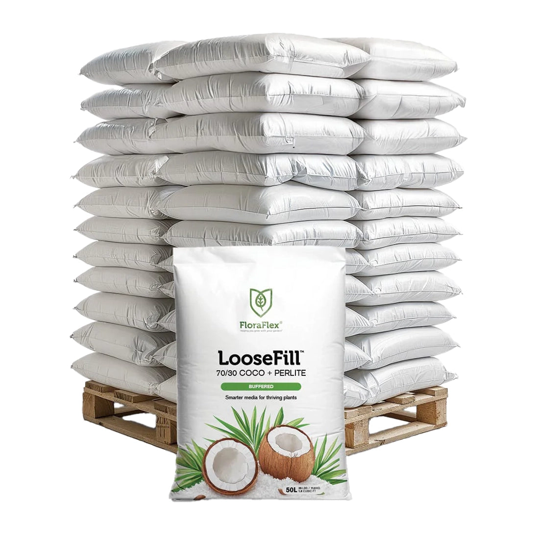 FloraFlex Buffered LooseFill 70/30 Coco + Perlite
