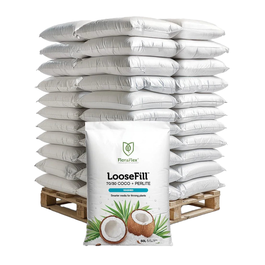 FloraFlex Washed LooseFill 70/30 Coco + Perlite