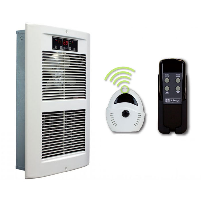 King Electric LPW ECO2S Electronic Wall Heater, 4500 Watt, 208 Volt, White