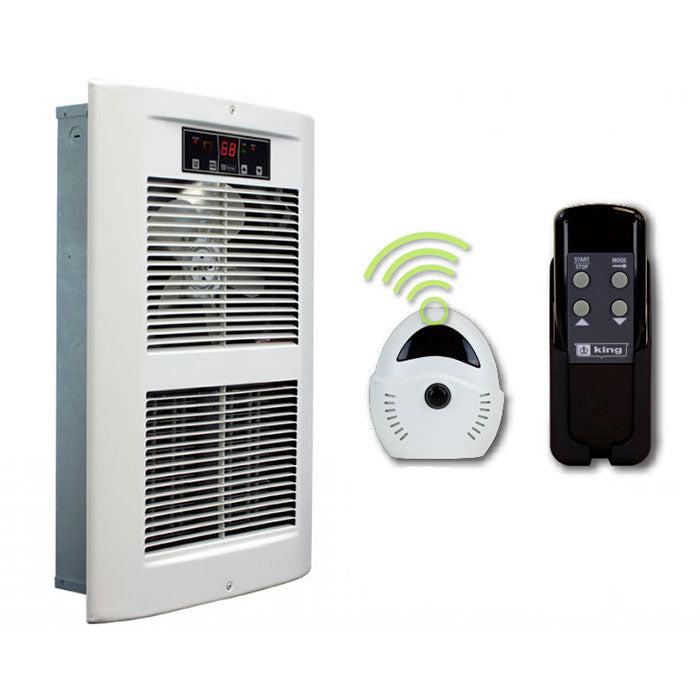 King Electric LPW ECO2S Electronic Wall Heater, 4500 Watt, 208 Volt, White