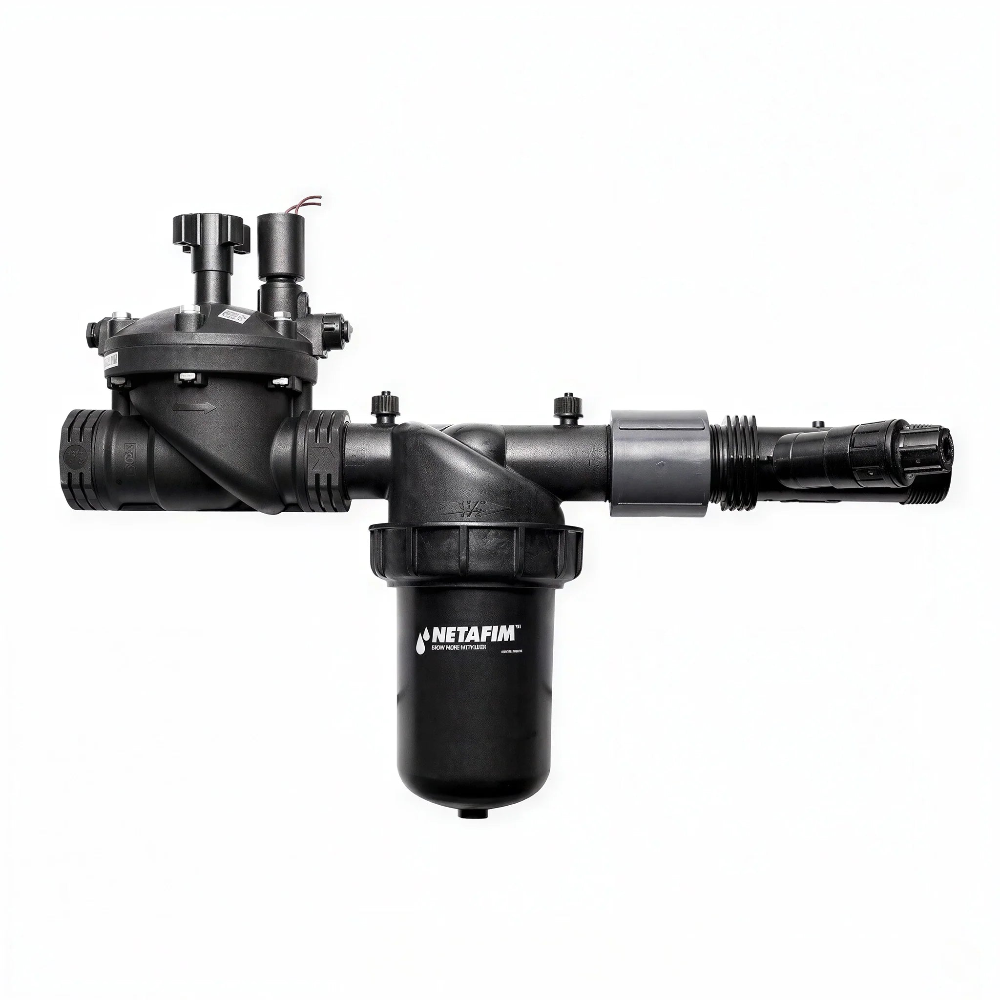 Netafim Low Volume Control Zone Kit, 1.5" Valve, 1.5" High Flow Pressure Regulator, 1.5" Disc Filter (LVCZ-150HP)